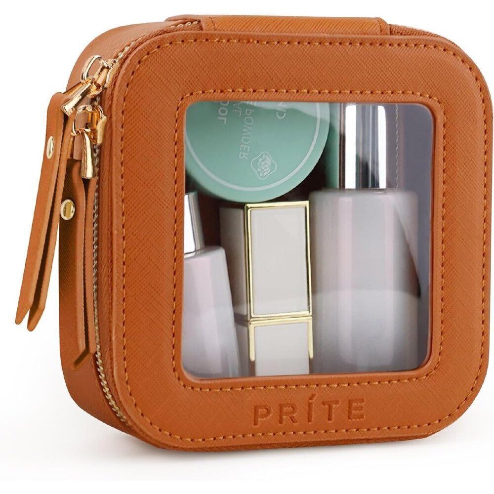 Small Waterproof Makeup Bag Women Mini Portable Cosmetic Pouch Travel Organizer